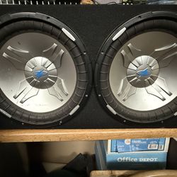 2 15” Power acoustic Subwoofers For Sale 