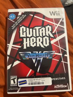 Nintendo Wii guitar hero Van Halen