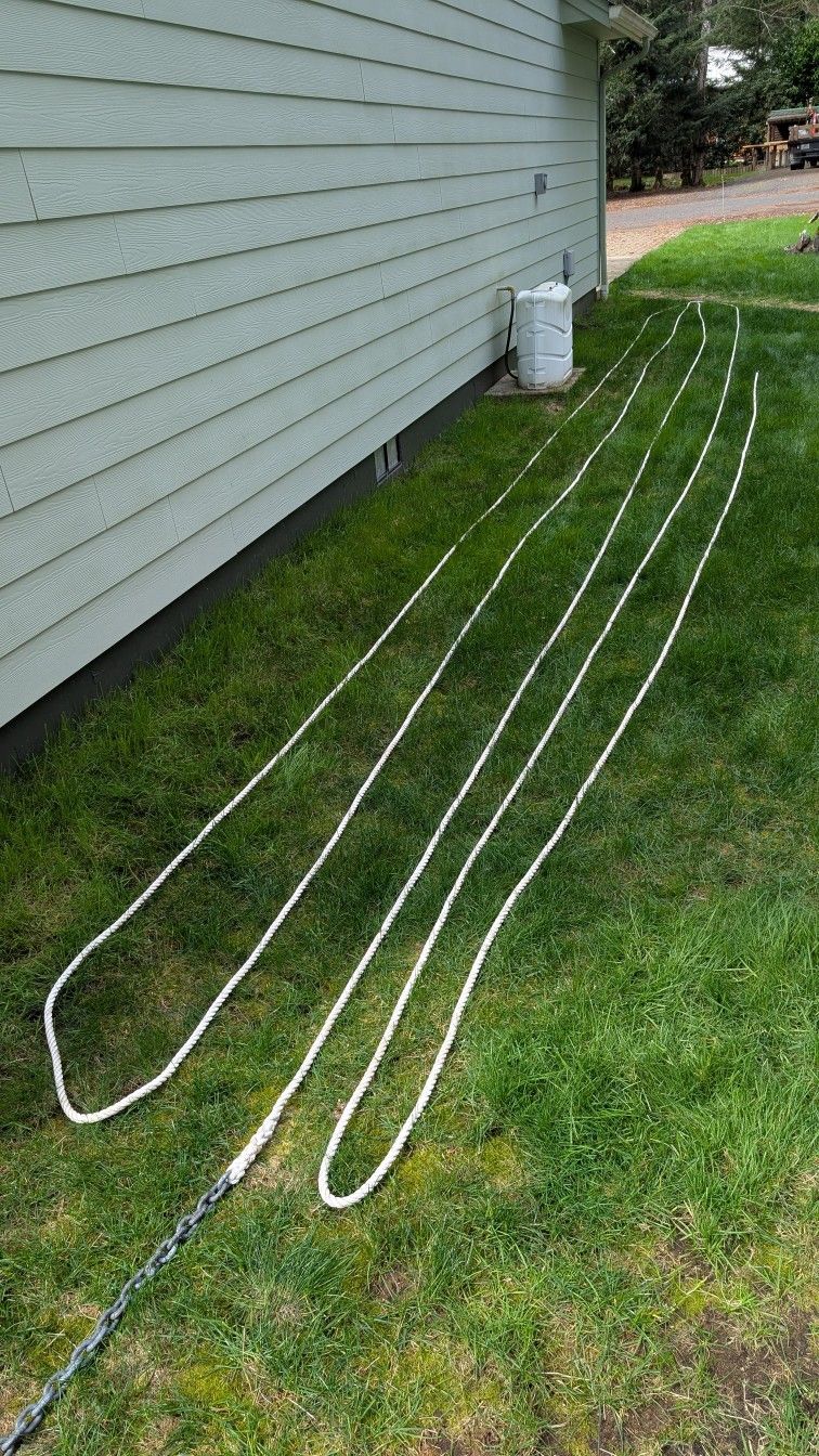 Rope and Chain for Anchor
