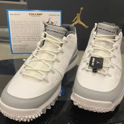AIR JORDAN IX RETRO GOLF  (NEW IN BOX)