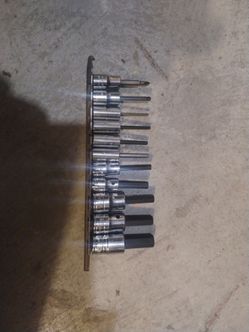 Snap On tools Allen hex SAE socket..3/8..&1/4 drive