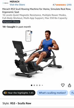 Merach RS3 Scull Rowing Machine