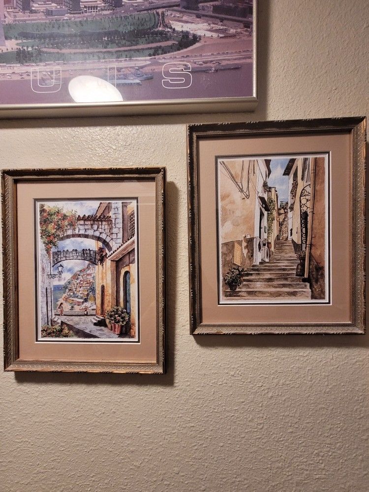 Italy - Vietra Sul Mare - Painted On Cloth