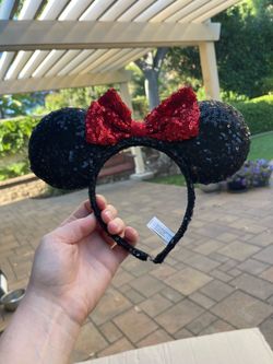 Disney Minnie Mouse ears! Worn once! Paid $45