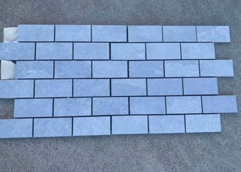 GREY BRICK TYPE KITCHEN / BATHROOM BACKSPLASH MOSAIC TILE