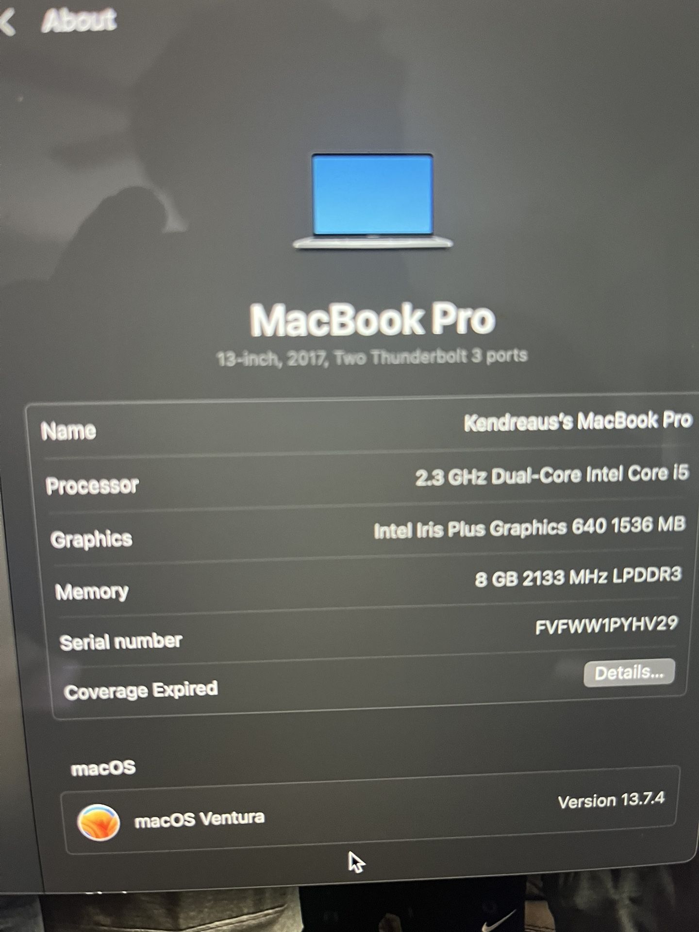 MacBook Pro 2017