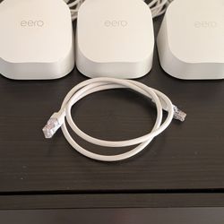 Amazon eero 6 Mesh Wi-Fi Extender This 3-pack provides up to 4,500 sq. ft. of reliable coverage, eliminating dead zones and buffering. Perfect for hom