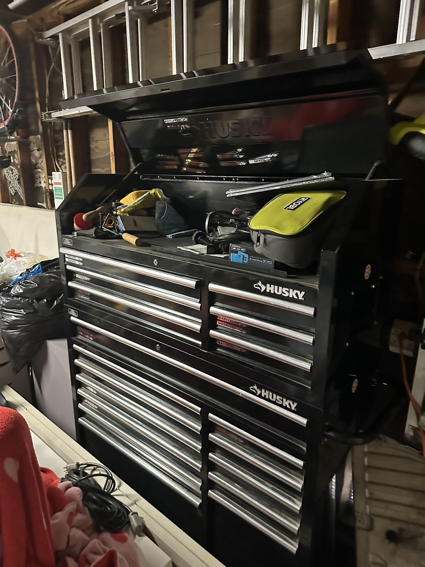 Tool Box And Assorted Tools