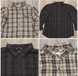 2-Columbia Omni-Wick Shirts Plaid Button Down XXL