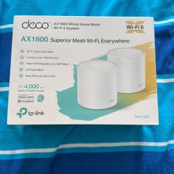 tp-link Deco X20 AX1800 Superior Mesh Wi-Fi