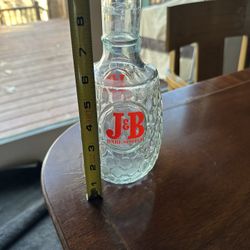 J & B Scotch Decanter