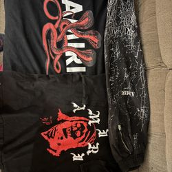 Authentic Amiri Shirts And Joggers 