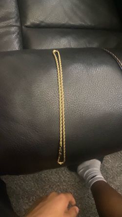 18k yellow gold plated 20” GLD rope chain