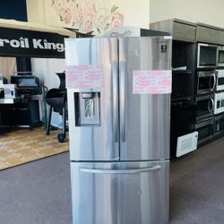 Samsung 27.0 Cu. Ft. Fingerprint Resistant Stainless Steel 3-Door French Door Refrigerator-RF27TSR CG9