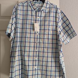 Men's Plaid Shirt, Size 2 XL