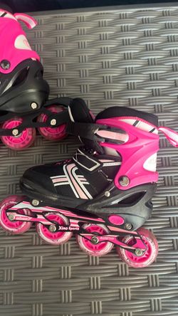 Roller Blades with pads and Helmet