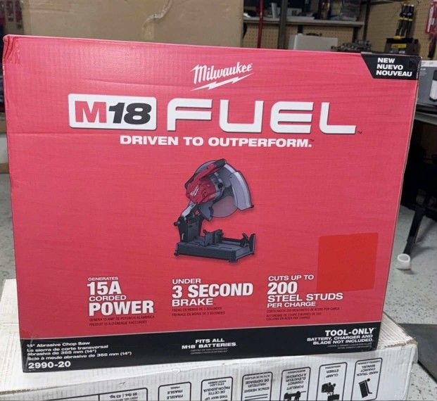 Milwaukee New Chop Saw 18M Fuel Brushless