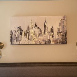 New York Skyline Painting