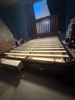 Queen size bed frame