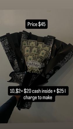 Father’s Day bouquet arrangement money