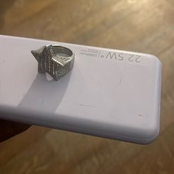 Moissanite Star Ring 