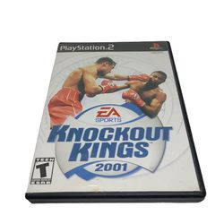 Knockout Kings 2001 Sony PlayStation 2 PS2 Console Game Complete CIB Tested

