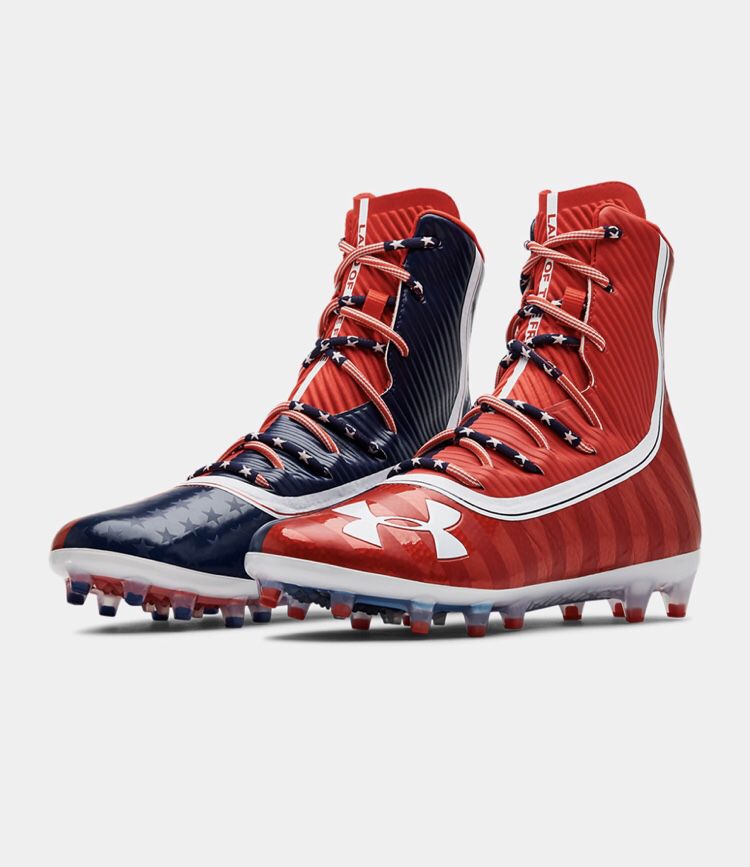 Under Armour Highlight LIMITED EDITION USA Football Cleats 3021191-600 Men's 12 New without box