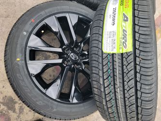 OEM 19" TOYOTA RAV-4 2022-2025 Glossy Black Wheels With New Tires