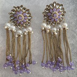 Lavender Lilac Purple Earrings