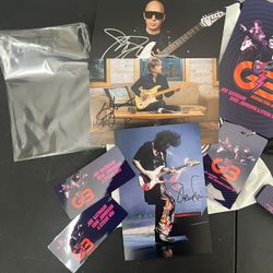 Eric Johnson, Steve Via, Joe Satriani G3 Tour!! Awesome Collection All Signed