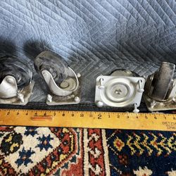 Faultless swivel casters -100-4  [ lot of 4]