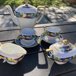 Beautiful Coffee Set From Czecholosvakia