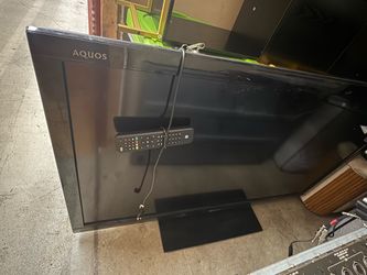 Sharp AQUOS Flat Screen TV with Remote