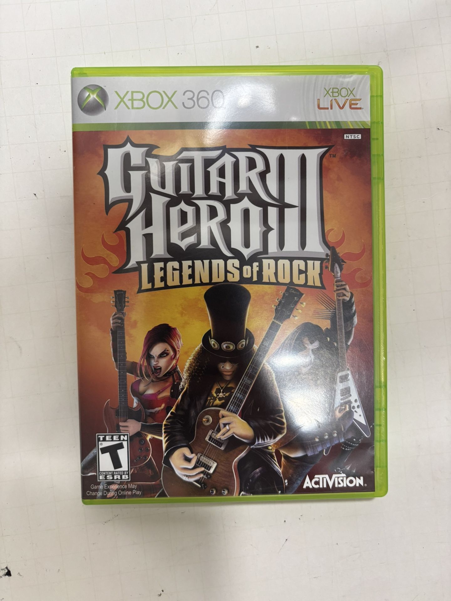 guitar hero 3 Iii legends of rock xbox 360