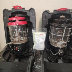 2 Coleman Lanterns With Case Plus Mantles See Pictures