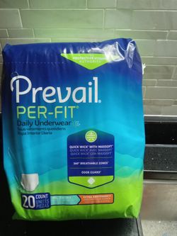Prevail PER-FIT Daily Underwear, Small (20 count)