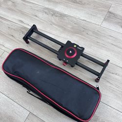 Neewer Camera Slider Carbon Fiber Dolly Rail, 16 inches/40 centimeters with 4 Bearings for Smartphone Nikon Canon Sony Camera 12lbs Loading
