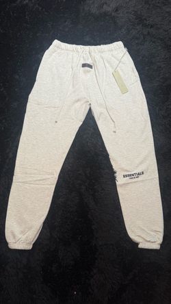 Fear of God Essentials Light Oatmeal Sweatpants