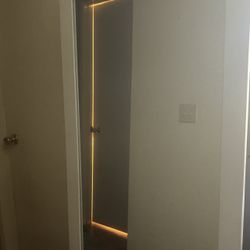 FLOOR MIRROR Vision in White Vanity Mirror 65.5-in L x 32-in W Matte White Framed Floor Mirror