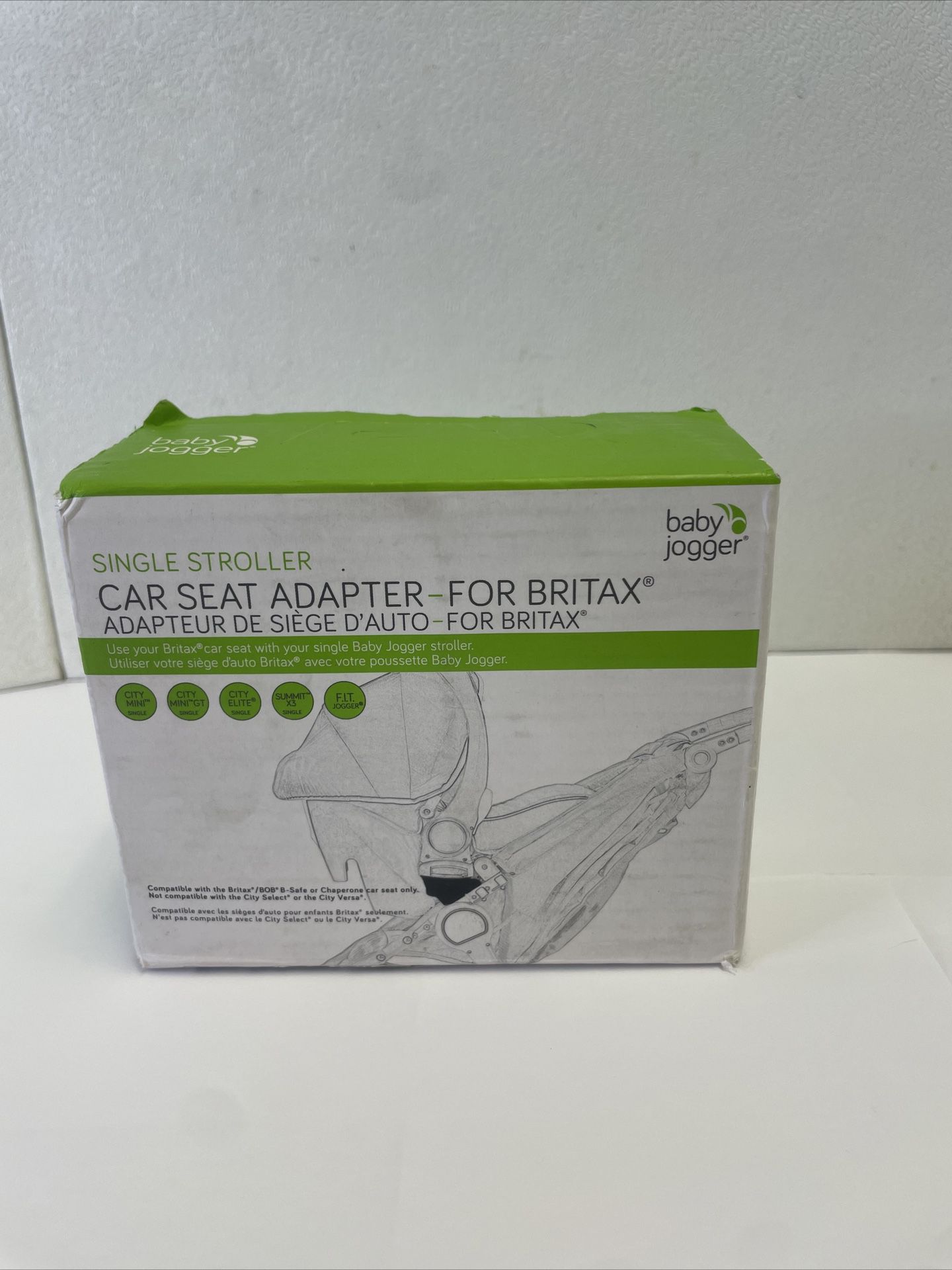 Baby Jogger Single Car Seat Adapter for Britax/BOB B-Safe, Chaperone New