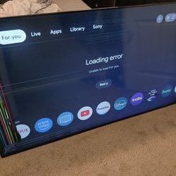 Sony Bravia 75" Crack Panel 