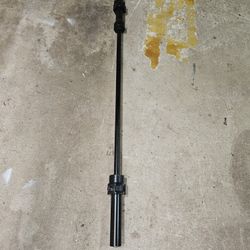 5 Foot Solid Olympic 2" Weight Bar W/ Snap Lock Collars