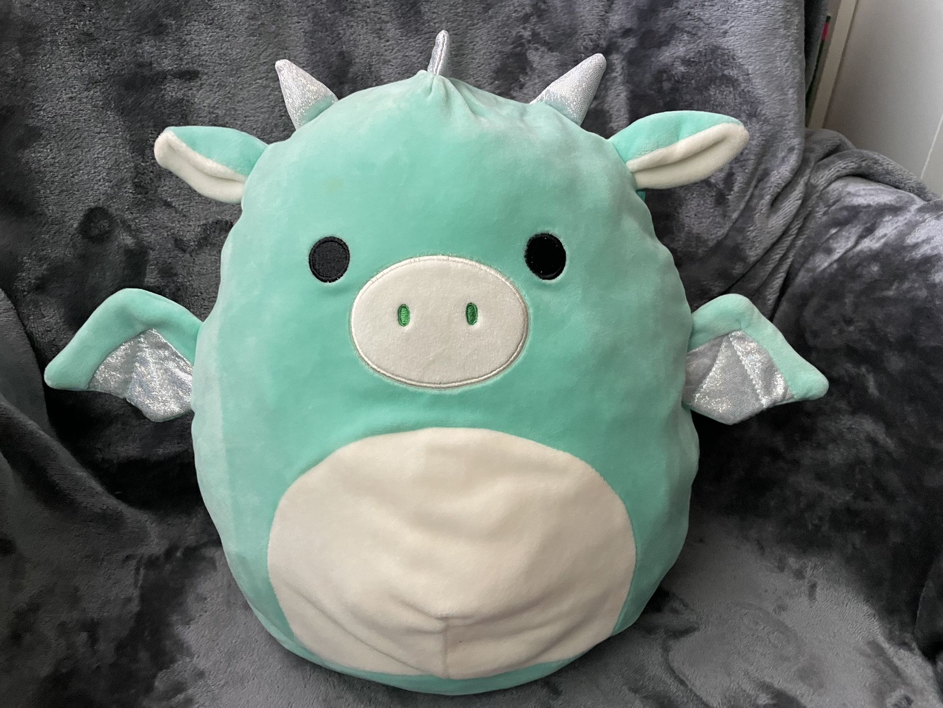 12” Squishmallow Teal Dragon Plush Toy NWOT**Shipping Available. Message For Details**