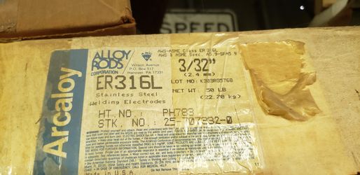 Tools machine Welder wire stainless steel 316l , 50 lb roll