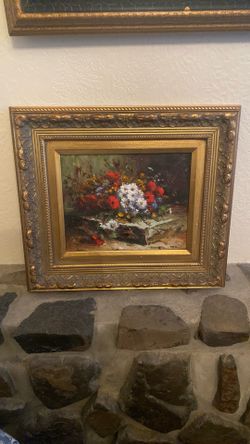 Mirkin Original Signed Oil on Canvas painting Vintage