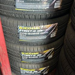 205/60/15 Blackhawk Tires