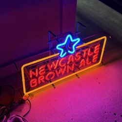 Newcastle Neon Beer Sign