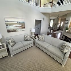 Rowe Sofa And Loveseat -sleek and comfy