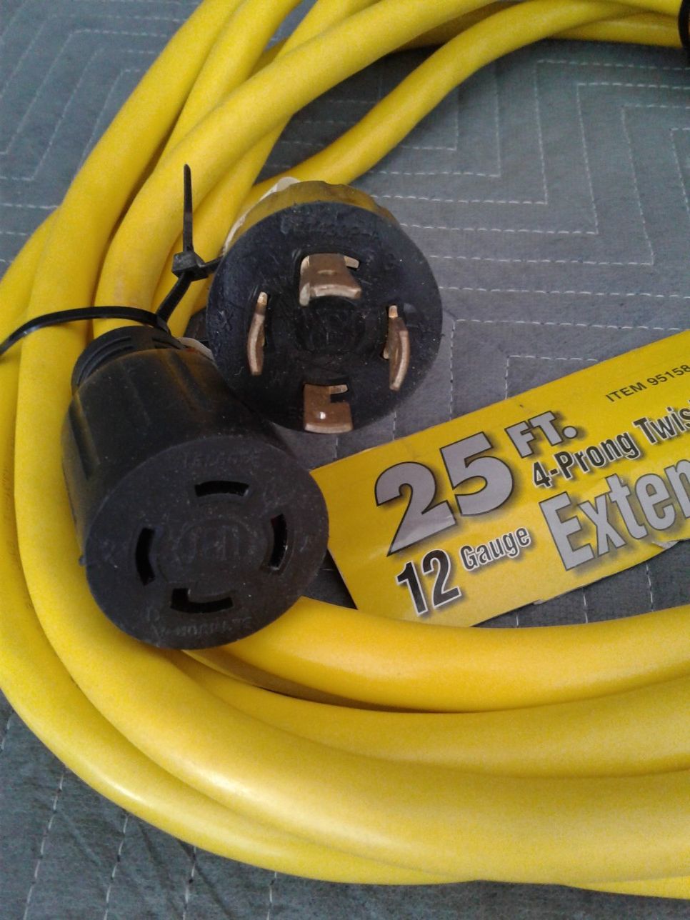 RV or Generator Extension Cord
