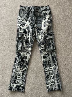 Rebel Vengeance Tapestry Print Cargo Pants
